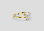 Dreamy Twist Bypass Diamond Ring