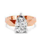 Bellina Pear Cut Lab Grown Diamond Ring