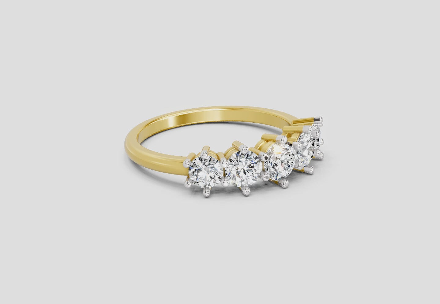 Celestial Round Diamond Ring