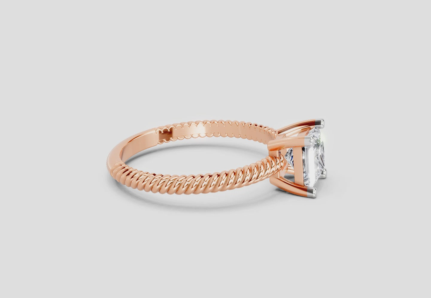Majestic Square Diamond Ring