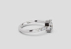 Luminous Oval Solitaire Diamond Ring