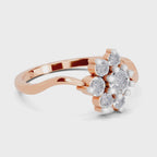 Delicate Flora Diamond Ring