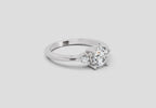 Opulent Round Diamond Ring