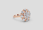 Lustrous Cluster Diamond Ring