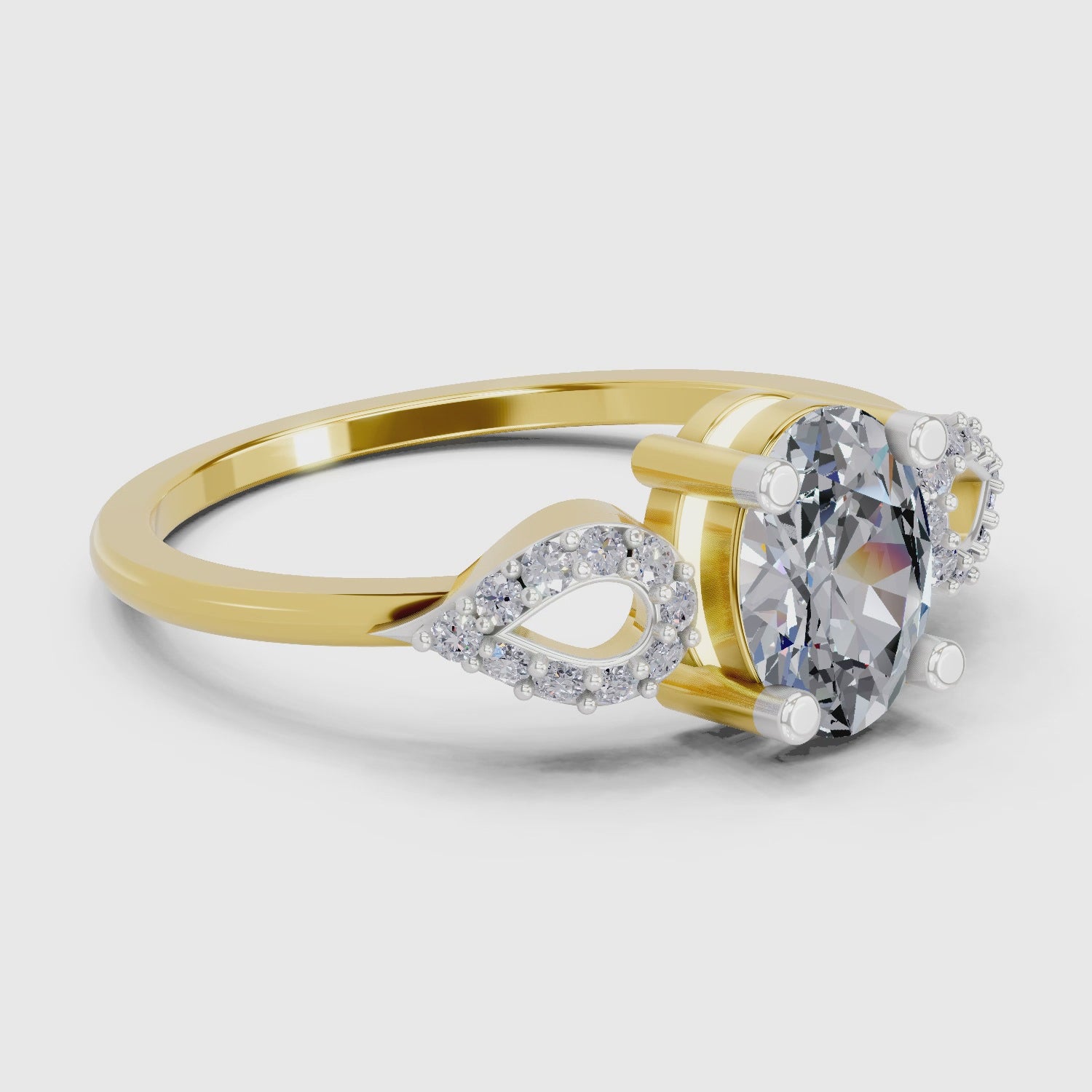 Iconic Oval Diamond Engagement Ring