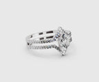 Enchanting Oval Halo Diamond Ring