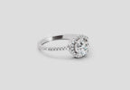 Resplendent Halo Diamond Ring