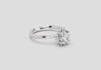 Eternal Round Halo Diamond Ring