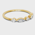 Sparkling Marquise Diamond Ring