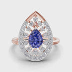 Regal Halo Diamond Engagement Ring