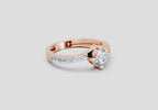 Opulent Solitaire Diamond Engagement Ring