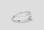 Elegant Pear Solitaire Diamond Ring
