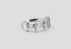 Regal Oval Diamond Band Ring