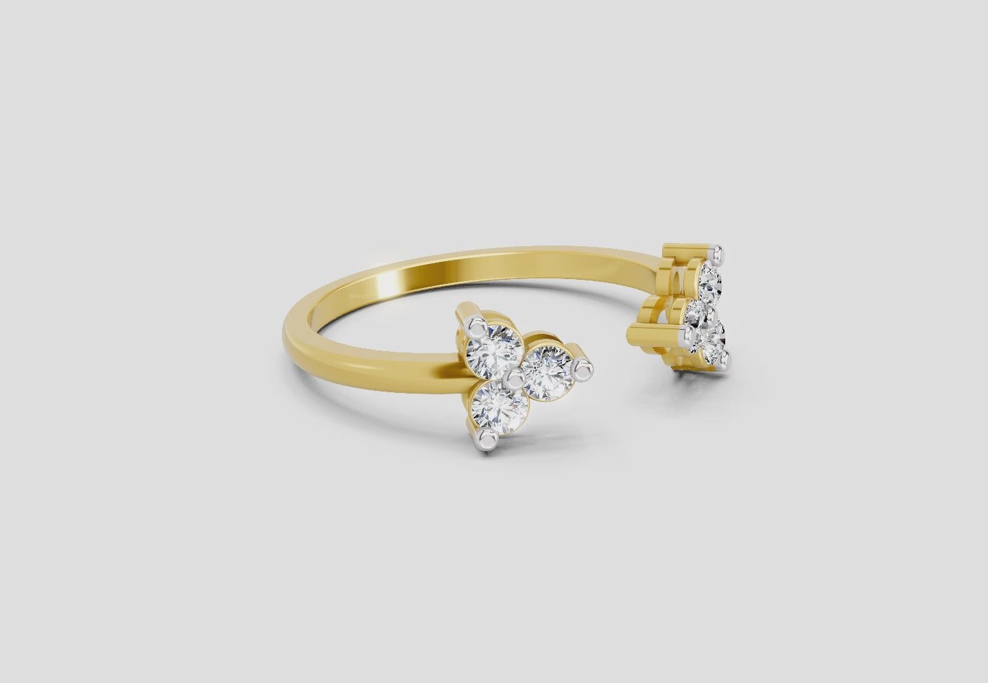 Ethereal Bloom Diamond Engagement Ring