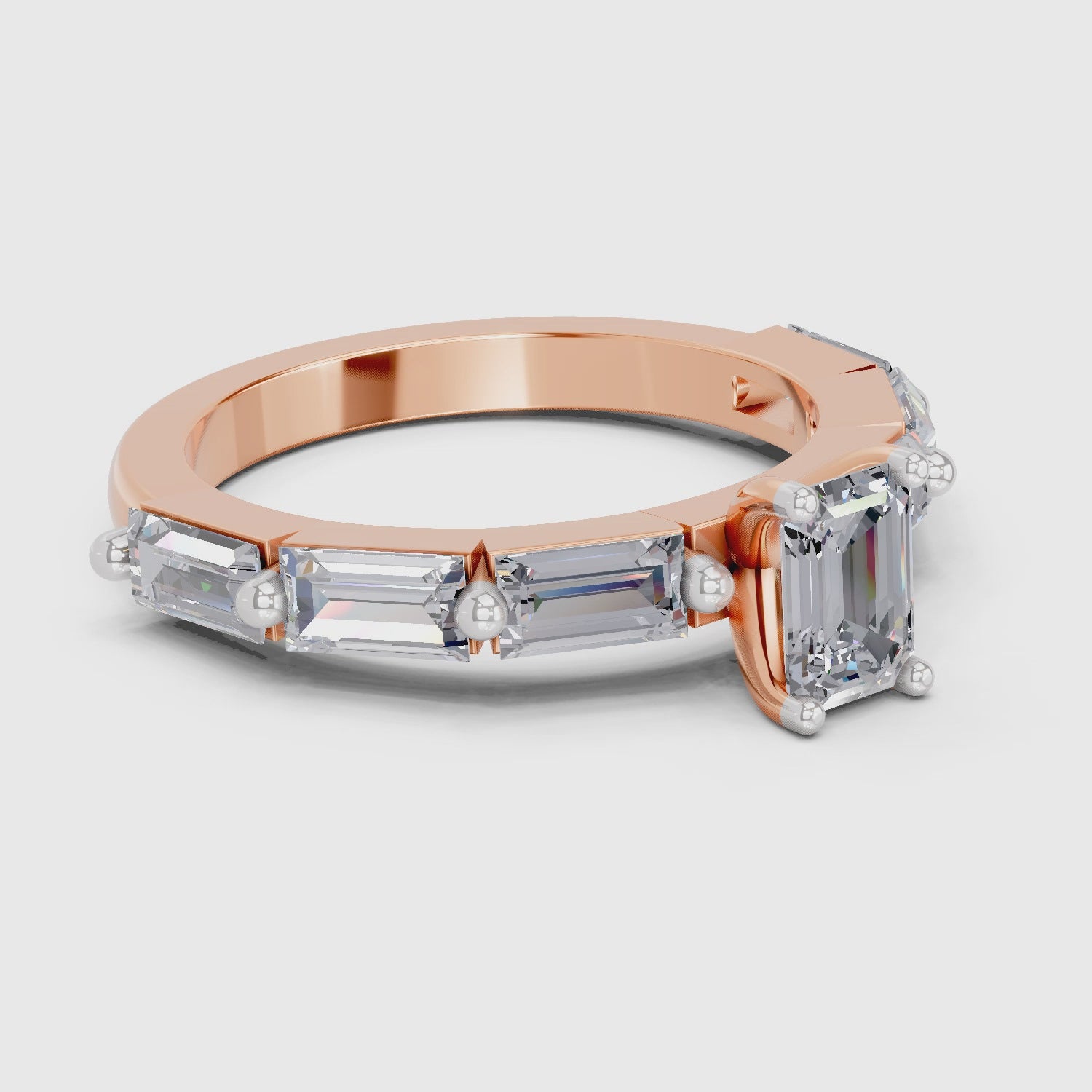 Iconic Emerald-Cut Solitaire Diamond Ring