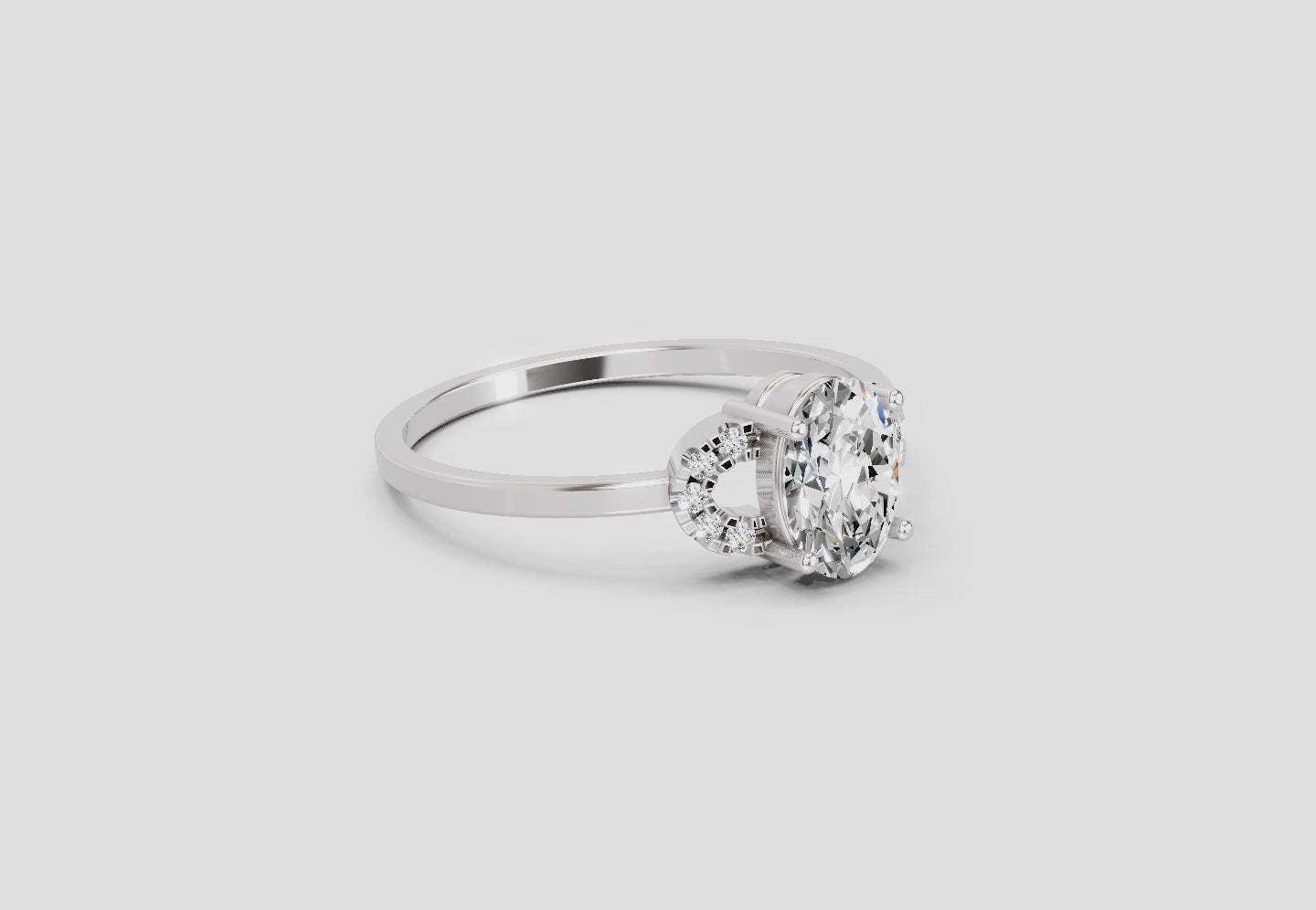Majestic Promise Halo Diamond Engagement Ring