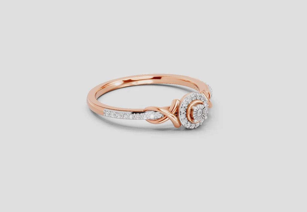Sparkling Promise Infinity Diamond Engagement Ring