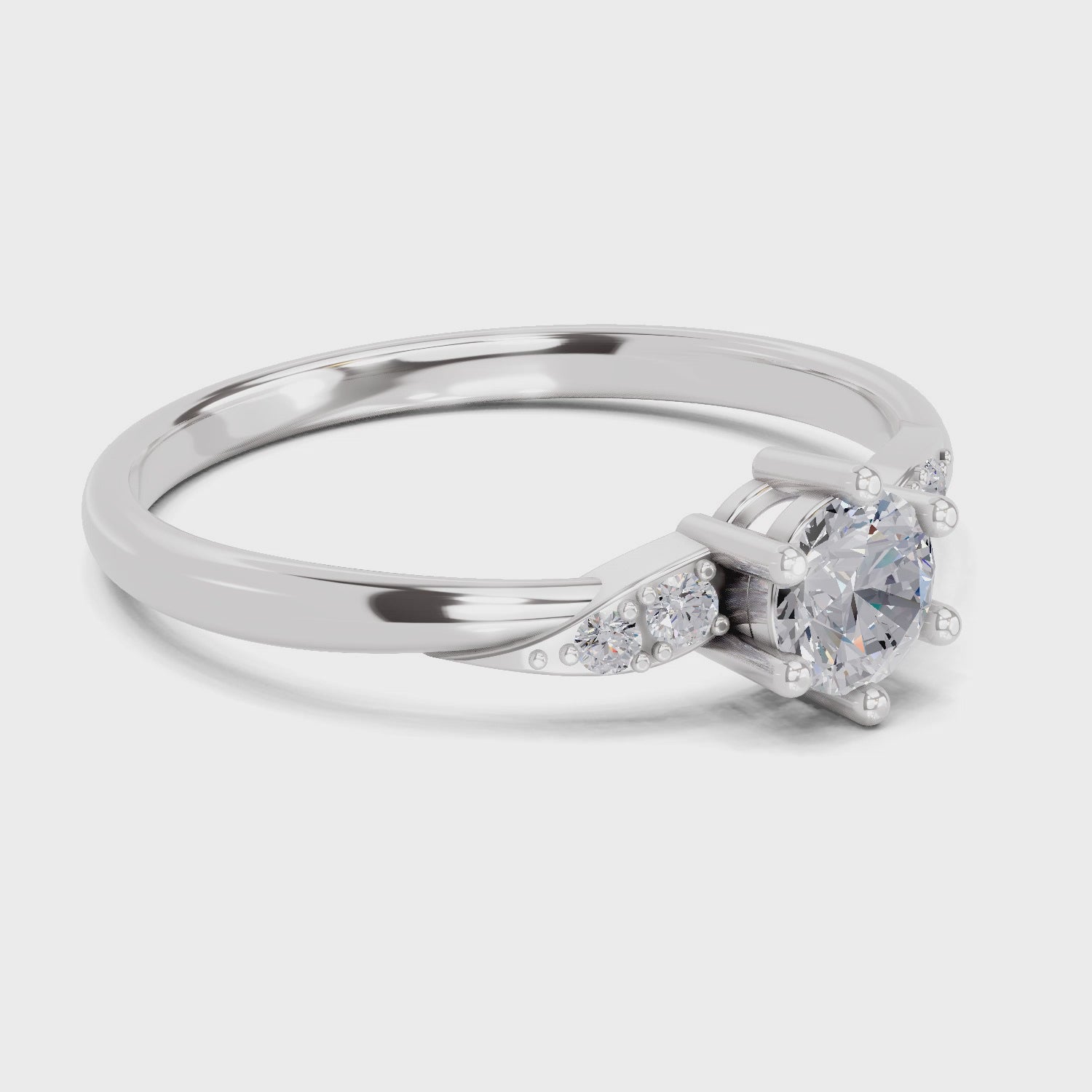 Gleaming Eternal Diamond Ring