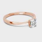 Majestic Solitaire Diamond Engagement Ring