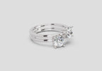 Brilliant Bypass Diamond Ring