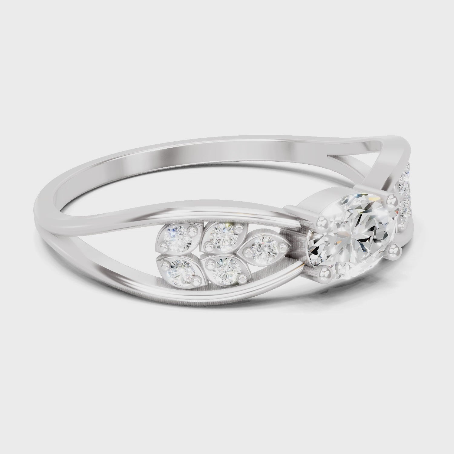 Timeless Oval Solitaire Diamond Ring