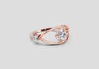 Celestial Evil Eye Solitaire Diamond Ring