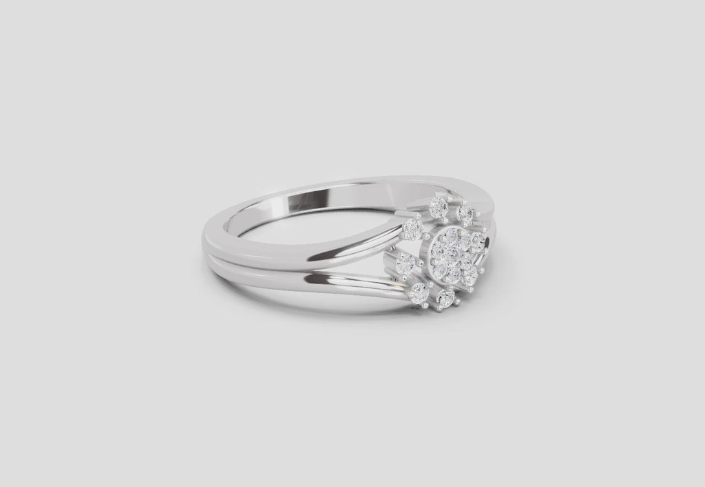 Resplendent Round Solitaire Diamond Ring