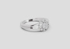 Resplendent Round Solitaire Diamond Ring