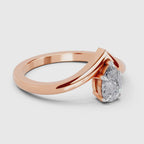 Iconic Pear Solitaire Diamond Ring