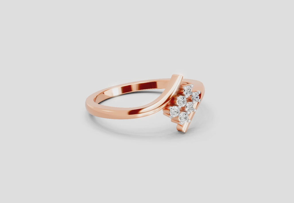 Graceful Promise Diamond Engagement Ring