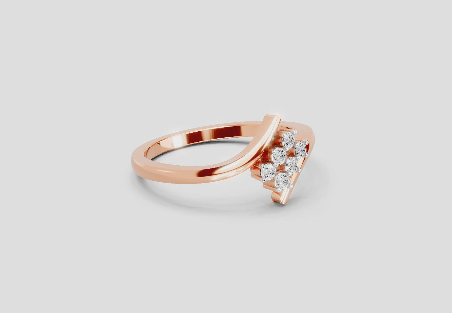 Graceful Promise Diamond Engagement Ring