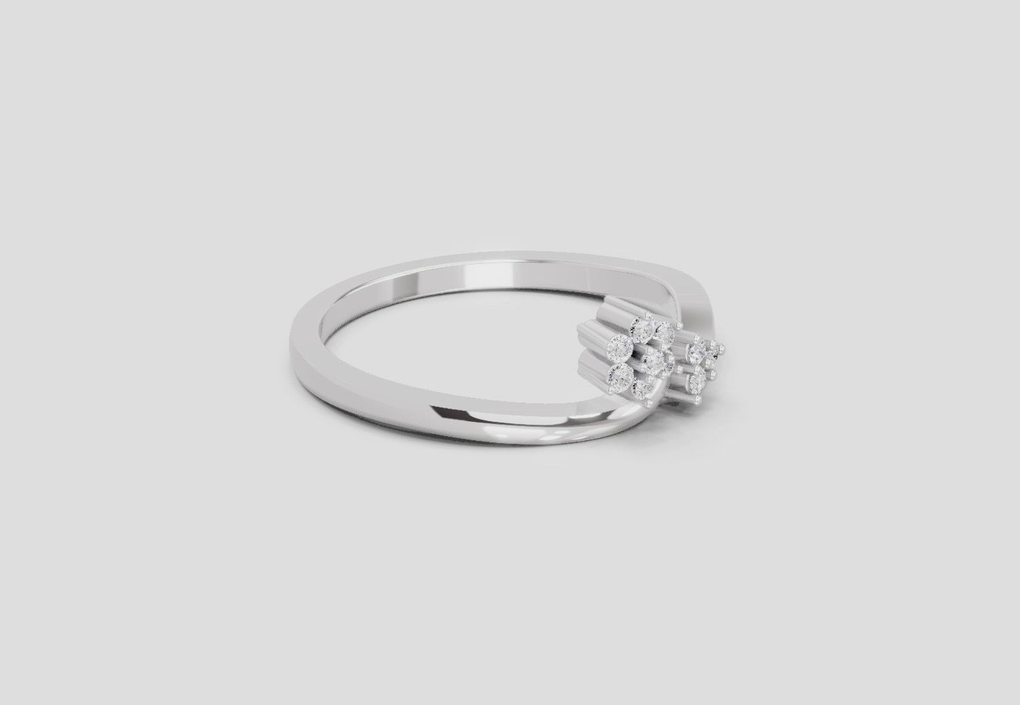 Enchanting Cluster Diamond Ring