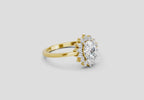Stunning Oval Diamond Ring