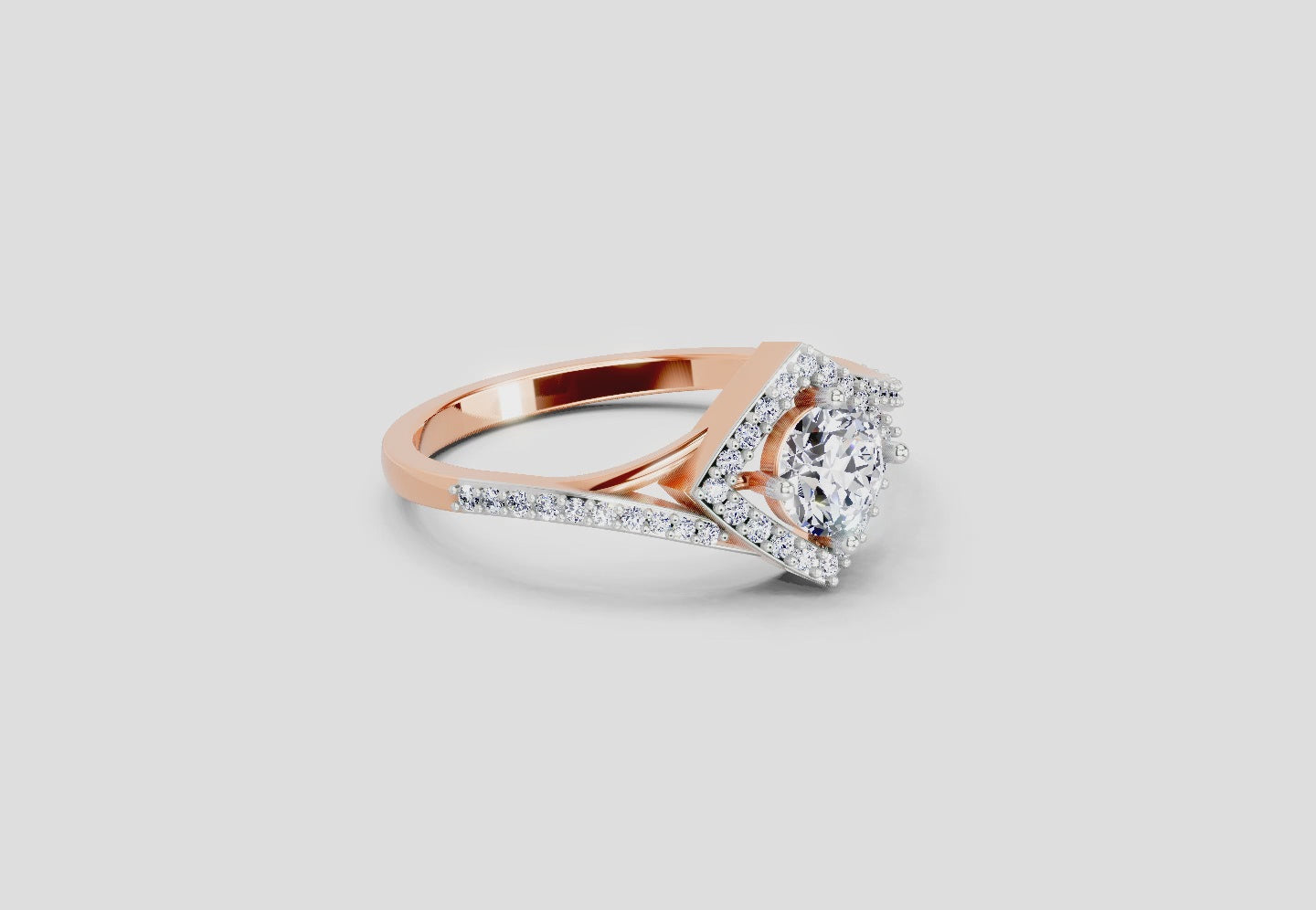 Captivating Halo Diamond Engagement Ring
