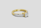 Graceful Solitaire Diamond Ring