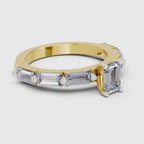 Iconic Emerald-Cut Solitaire Diamond Ring