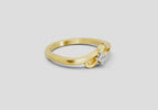 Gleaming Round Solitaire Diamond Ring