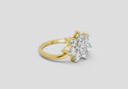 Refined Flora Diamond Engagement Ring