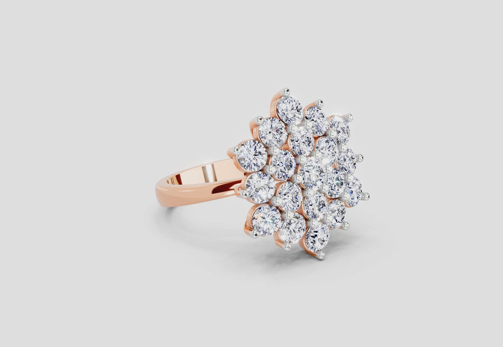 Timeless Floral Diamond Ring