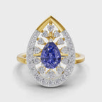 Regal Halo Diamond Engagement Ring