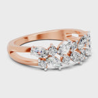 Exquisite Round Cluster Diamond Ring