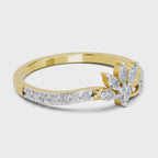 Dazzling Petal Diamond Promise Ring
