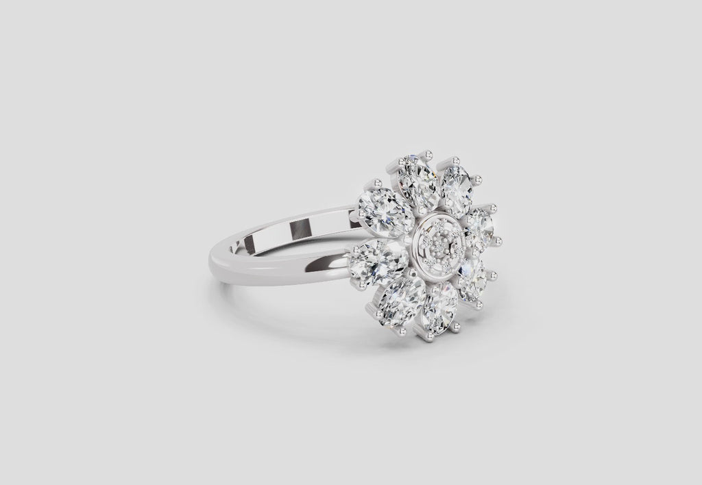 Refined Promise Diamond Engagement Ring
