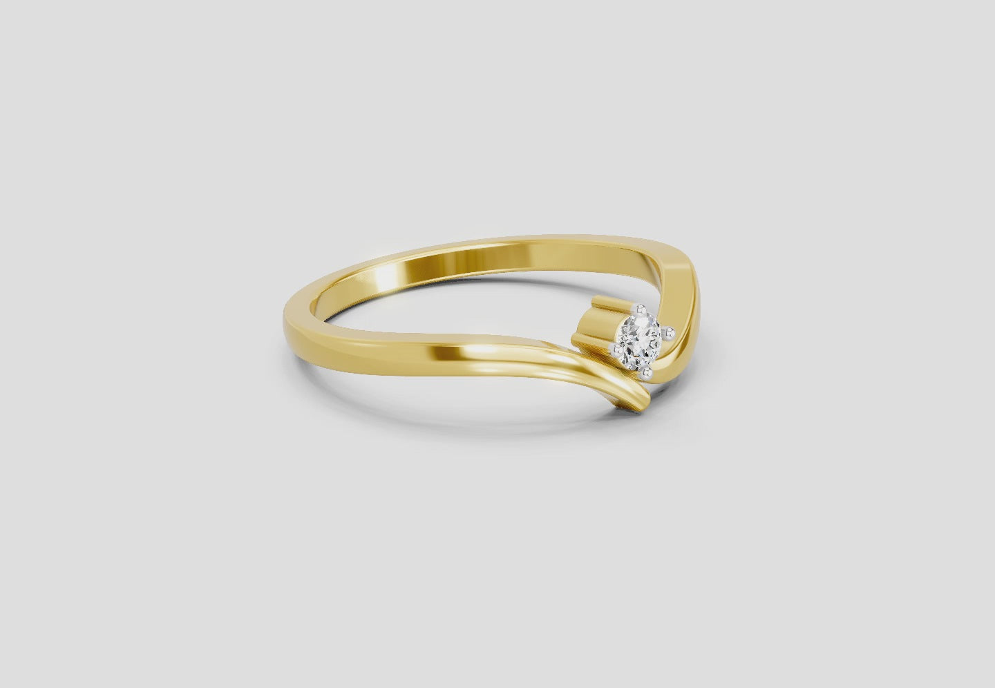 Enchanting Round Solitaire Diamond Ring