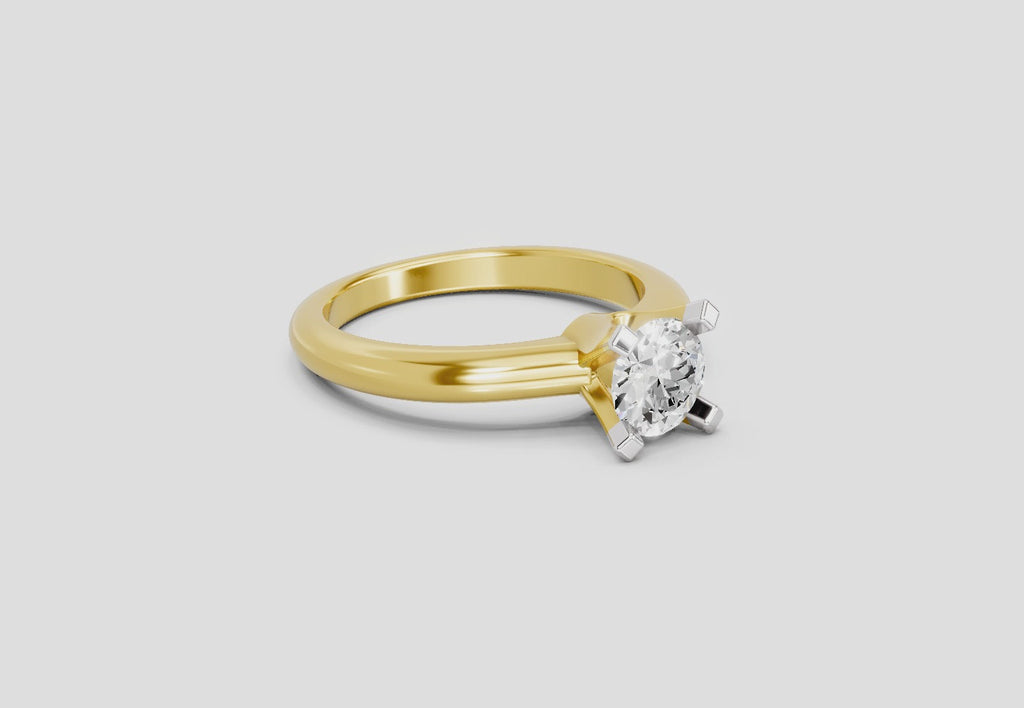 Timeless Round Solitaire Diamond Ring