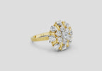 Lustrous Cluster Diamond Ring