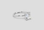 Iconic Cushion Solitaire Diamond Ring