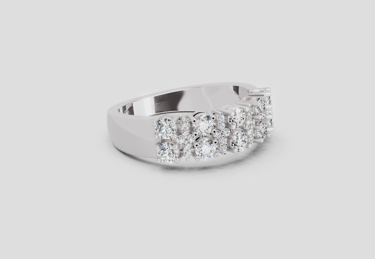 Captivating Cluster Diamond Ring