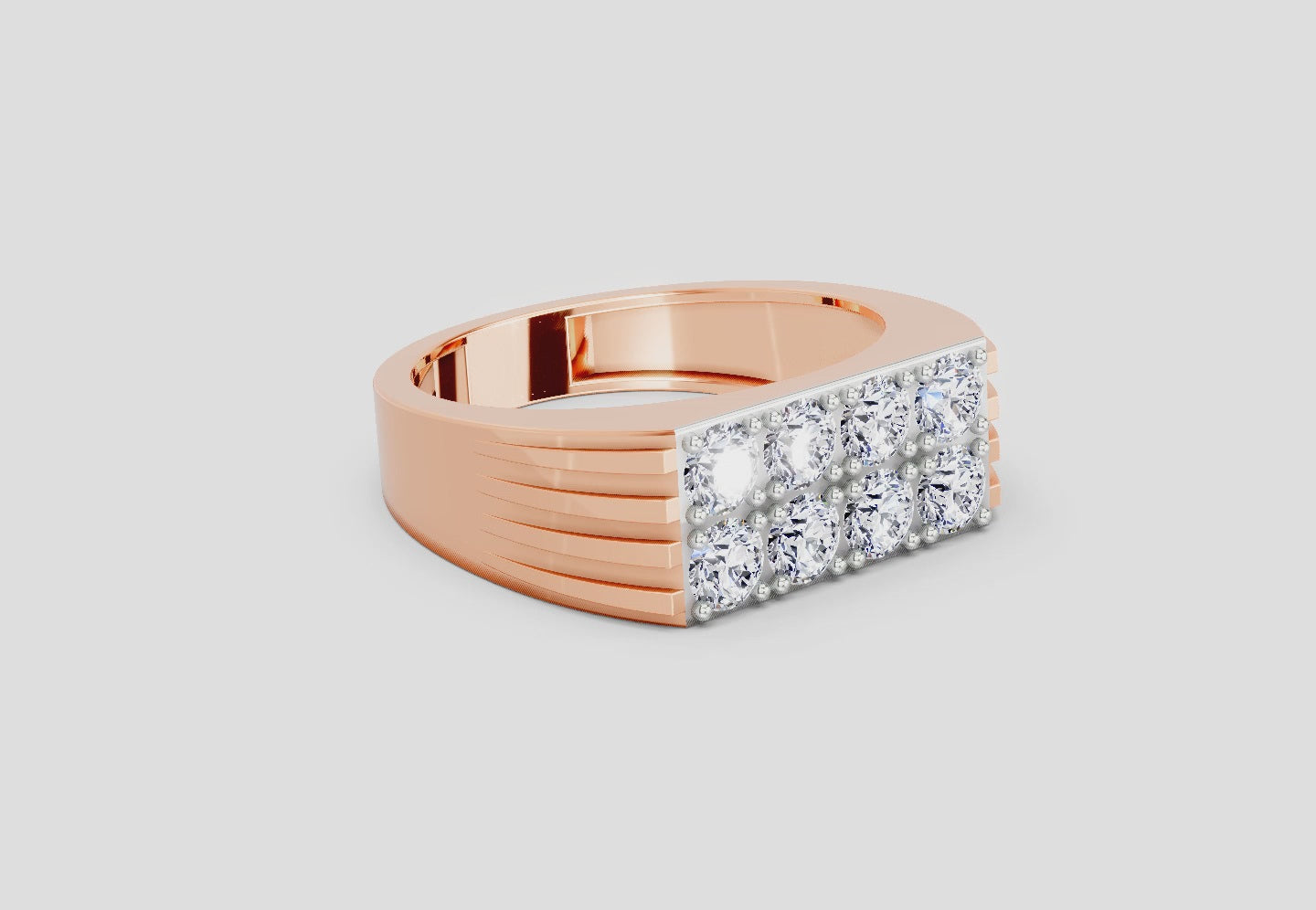 Regal Round Cluster Diamond Ring