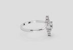 Sparkling Swirl Diamond Ring